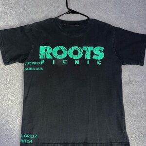 Roots Black Short Sleeve Tee